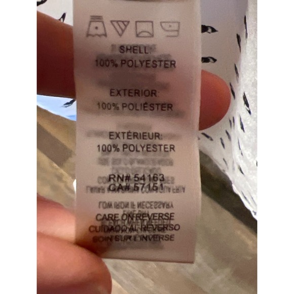 Karl Lagerfeld Paris White Blak Floral Prnt Long Sleev Button Down Shirt Women M - Picture 6 of 12